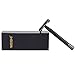 WEISHI Black Long Handle Butterfly Open Double Edge Safety Razor Twist to Open Men's Shaver