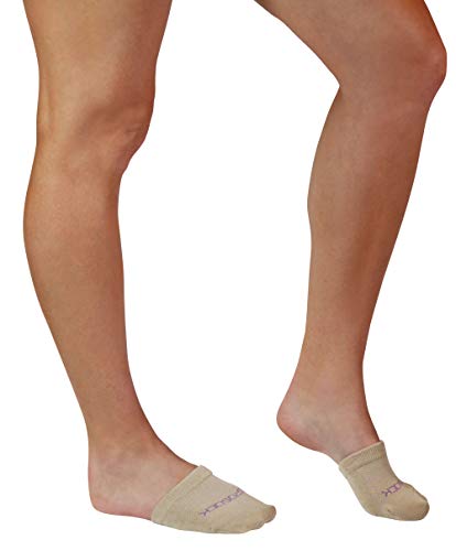 ZeroSock-Womens-Bamboo-Toe-Capper-Socks-With-Grip-4-Pairs-Per-Box
