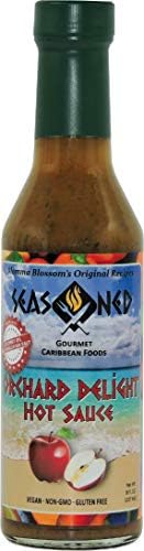ORCHARD DELIGHT HOT SAUCE, ALL NATURAL, PRESERVATIVE FREE, BBQ SAUCE, MARINADE, SPICY & SWEET SAUCE, GOURMET FLAVOR, TRADITIONAL RECIPE, HAND CRAFTED, SMALL BATCH
