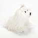 Nat and Jules Small Maltese With Pink Ribbon Bright White Children's Plush Stuffed Animal