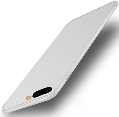 iPhone 6 plus case white 1 millimeter slim silicone solid soft shell