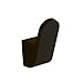 Marmolux Acc Robe Hook, Stainless Steel Towel/Robe Entryway Door Coat Hook Single Clothes Hat Hanger Prong Organizer for Bathroom Kitchen Heavy Duty Hotel Style Wall Mounted Bath Accessory in Black