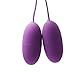 Ecurson USB Double Jumping Eggs 20 Frequency Bullet Love Eggs Mini Wired Vibrator