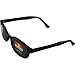 Pacific coast sunglasses Original X-KD's Biker Shades 20% Larger Black Frames Polarized Grey Lens