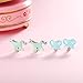 PinkSheep Bling Clip On Earrings for Little Girls Unicorn Earrings Rainbow Earrings for Kids Best Gift (Unicorn 1)