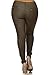 Women's Plus Size Cotton Blend Stretchy Jeggings With 5 Pockets (ARMY GREEN, XXL)