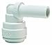 John Guest Speedfit PP220808W 1/4OD Stem - 1/4OD Plug-In Elbow, 10-Pack