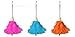Supply Guru Genuine Feather Hand Dusters, Hanging Loop, Feathers Dyed Assorted Colors Pack Of 3