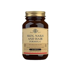 Solgar-Skin-Hair-and-Nails-60-pack Solgar Skin Hair and Nails - 60 pack - Helps Build Collagen - With Zinc, Copper and Vitamin C - Vegan and Gluten Free