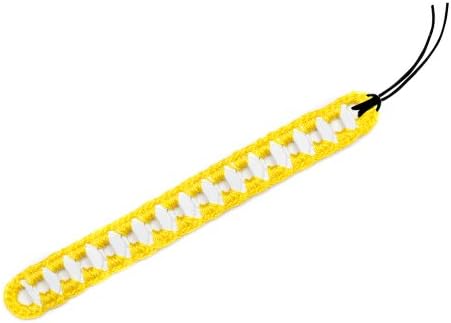 Surf Bandz Recycled Soda Pop Tab Bracelet - Yellow on White