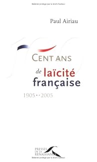 Book's Cover of100 ans de laïcité française 1905-2005