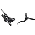 SHIMANO BR-MT420 Disc Brake and BL-MT401 Lever - Rear, Hydraulic, 4-Piston, Post Mount, Black