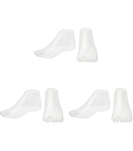 Mannequin Pied Pour Chaussettes Bébé - Support Présentation Blanc, Pour Boutique, Décoration Maison