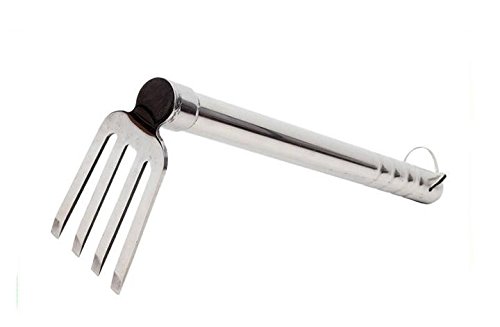Mengbaobao MBB Stainless Steel Garden Rake Fork Hand Tool Gardening Weeding Seeding