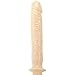 Doc Johnson Classic - The Manhandler - 14.5 Inch - 9.5 Inch Usable Length - Dildo with Handle - White