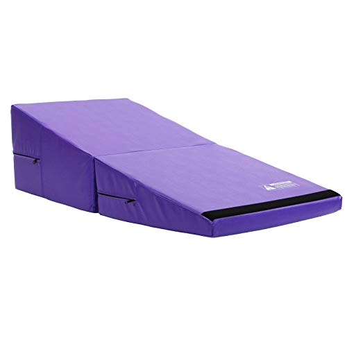 Commercial Bargains Purple Gymnastics Mat, Folding Gymnastics Cheese