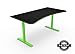 Arozzi Arena Ultrawide Curved Gaming and OfficeDesk with Full Surface Water Resistant Desk Mat Custom Monitor Mount Cable Management Cut Outs Under The Desk Cable Management Netting - Green