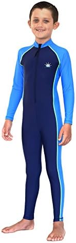 Boys Full Body Stinger Swimsuit Sun Protection Swimwear Sunblock Navy Blue