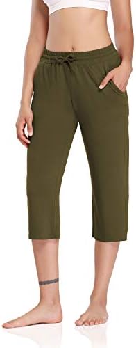 women's workout capris loose