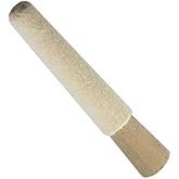 Felt Ring Buff Polisher &ndash; Wool Felt Inside Ring Finishing Tool with Tapered Wood Mandrel,4" Long