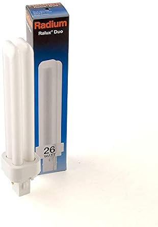 Radium L mpara Fluorescente Compacta RALUX Duo Casquillo G24d 3 26 W Radium L mpara Fluorescente Compacta RALUX Duo Casquillo G24d 3 26 W