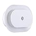 HeyMate Toilet Night Light Motion Sensor LED 8 Colors, Rechargeable Bathroom Toilet Lights Tixtures for Kids Family, Motion Activated Seat Light with USB Cable
