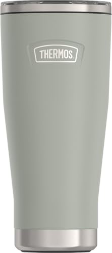 THERMOS ICON SERIES, Stainless Steel Tumbler with Slide Lock, 18 Ounce, River R…