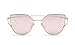 GAMT Vintage Metal Frame the Color Film Polarized Sunglasses Barbie pink Gold frame