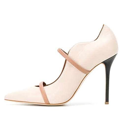 FSJ-Women-Sexy-Double-Straps-Pointed-Toe-Pumps-High-Heels-Stilettos-Party-Dress-Shoes-Size-4-15-US