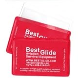 Best Glide ASE Credit Card Size Fresnel Lens Fire Starter and Magnifier Lenses (3 Packs - Red)