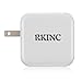 RKINC 4.8A 24W Dual USB Travel Wall Charger Adapter with SmartID Technology, Foldable Plug for iPhone 7 6S iPad, Samsung Galaxy, HTC Nexus Moto Blackberry, Headset & Power Bank