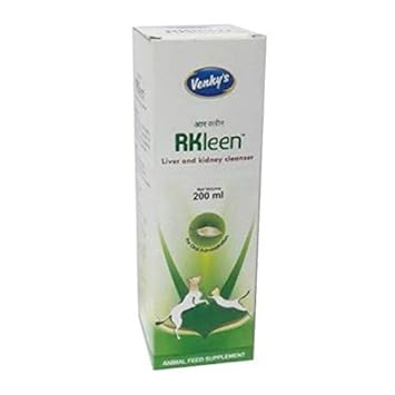 Venky's RKleen Liver and Kidney Cleanser Animal Feed Supplement 200ml for Dog & Cat Health Supplement by Pawstively Pet Care