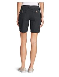 Eddie Bauer Shorts Cargo Stretch Ripstop Cargo para dama, ligeramente curvas