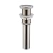 KES Bathroom Faucet Vessel Vanity Sink Pop Up Drain Stopper without Overflow, Brushed Nickel S2007D-BN primary