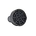 Crutch Tips Anti-Skid and Wear-Resisting Crutch Tips, High Performance Rubber 360 Degree Swing Tips, Large,7/8 inch (22 mm),Gray