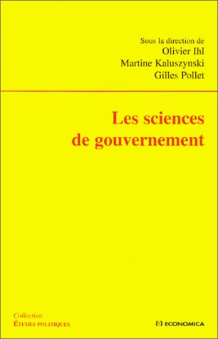 Les  sciences de gouvernement