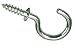 Nickel Silver Cup Hooks 1/2