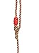COMINGFIT Wooden Trapeze Swing with Plastic Triangular Gym Rings for Kids