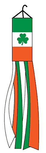 Ireland Clover Super Shiny Windsock (Premium Quality Polyester)