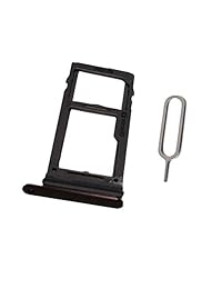 Draxlgon Bandeja de tarjeta SIM doble individual Soporte de ranura + Adaptador de soporte de memoria Micro SD Sim para Galaxy Note9 Nota 9 N960 N9600 N960F SM-N960U SM-N960F DS Azul 2 sim