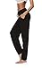 DIBAOLONG Womens Yoga Pants Wide Leg Comfy Drawstring Loose Straight Lounge Running Workout Legging