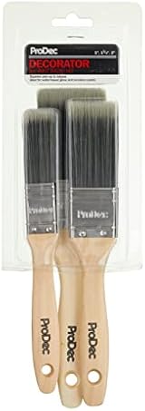 ProDec Decorator Synthetic Paint Brush Set 1in 1.5in 2in for Emulsion Gloss view 10