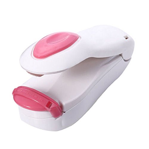 Click Here to See More Images 1 PC Mini Portable Handheld Heat Sealer Capper Food Saver Storage Plastic Bag Sealing Machine (Random Color)