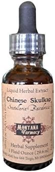 Chinese Skullcap Scutellaria Baicalensis Natural Extract Tincture by Montana Farmacy