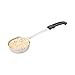 Restaurantware Met Lux 6 Ounce Portion Ladle 1 With Black Handle Portion Serving Spoon - Does Not Corrode Dishwashable Stainless Steel Portion Control Serving Utensil Multipurpose