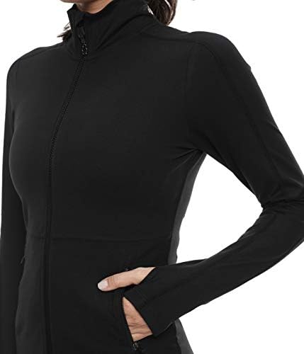 VUTRU Women's Running Track Jacket Workout Yoga Jacket Full Zip XL