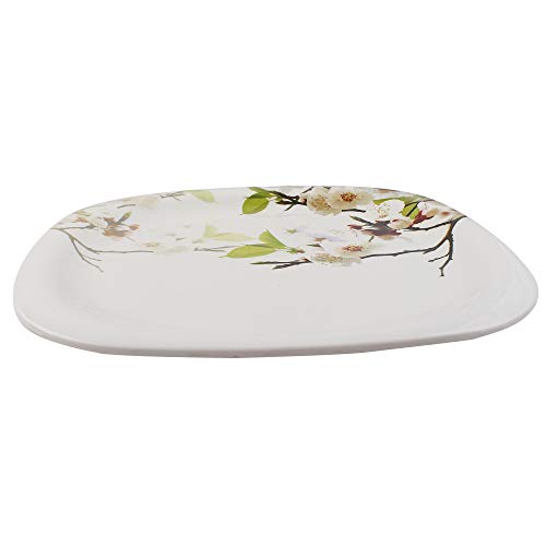 Golden Fish Melamine Dinner Plates Set of 6 for Serving - Full Size, Curved, Vintage Design, Break Resistant for Home, Kitchen, Restaurant, Party (11") 3 Golden Fish Melamine Dinner Plates Set of 6 for Serving - Full Size, Curved, Vintage Design, Break Resistant for Home, Kitchen, Restaurant, Party (11") - Image 3
