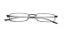SOOLALA Lightweight Compact Reader Reading Glasses Reader w/ Pen Clip Tube Case, BlackBrown, +1.25D