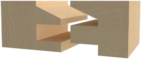 Yonico 12247-2 Bit Rail and Stile Router Bit Set, Bevel - Stock Size: 3/4" to 7/8" - 1/2" Shank, 1/2-inch diameter x 2-3/4-inch length - Image 4