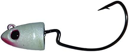 Freedom Tackle Hydra Swimbait Head, Pearl Shad, 1 oz.